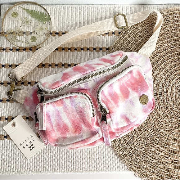 Billabong Handbags - BILLABONG | Double Trouble Hip Pouch Fanny Pack